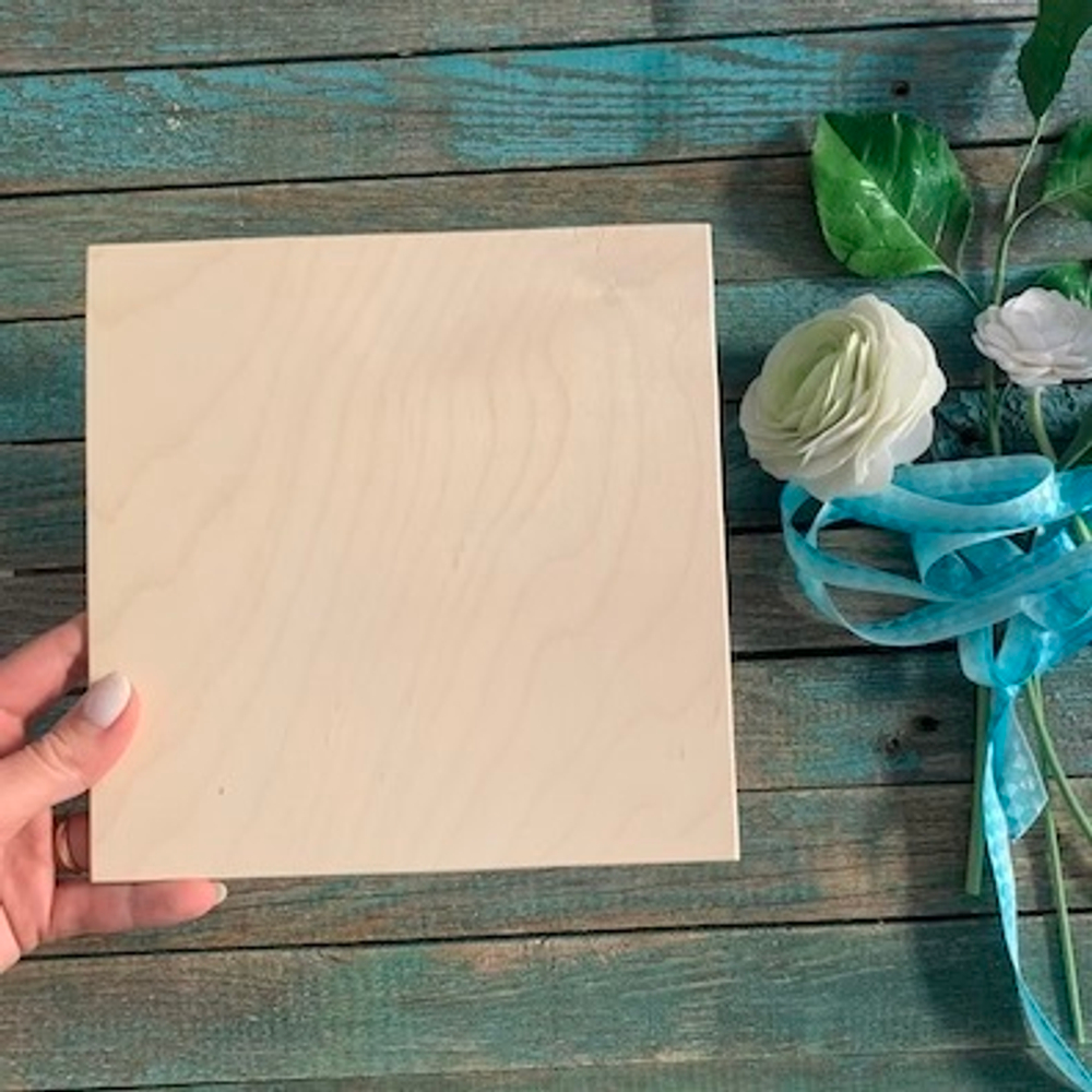 Заготовка из фанеры квадратная  20х20 см