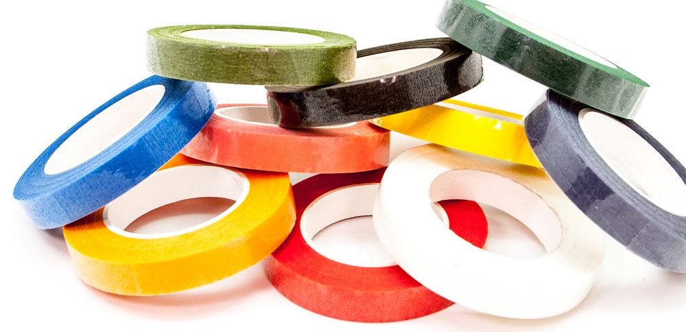 Флористическая тейп-лента (1,2 см*22,86 м) Фиолетовый, 1 шт.