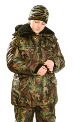 Куртка детская "Зима" цв. КМФ