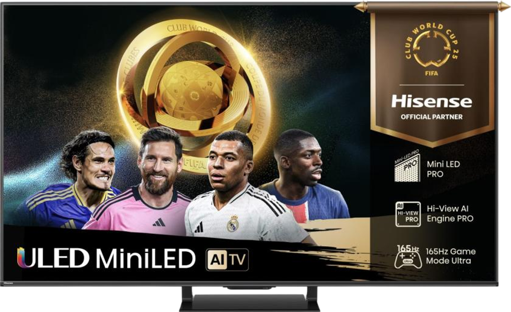 Телевизор QLED Hisense 55" 55U7Q PRO угольно-серый 4K Ultra HD 165Hz