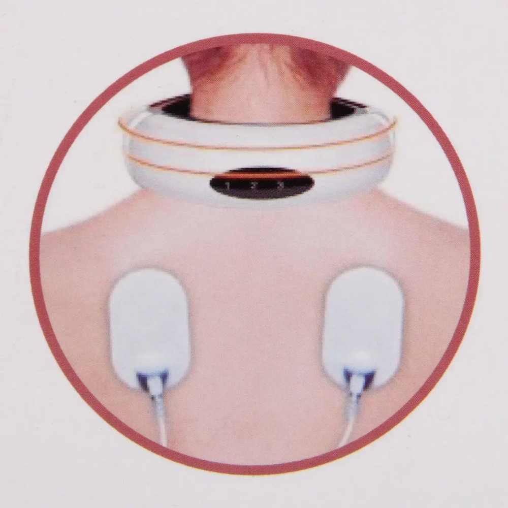 Массажер для шеи «Impulse» (электроимпульсный с эл.патчами), 2 батарейки ААА