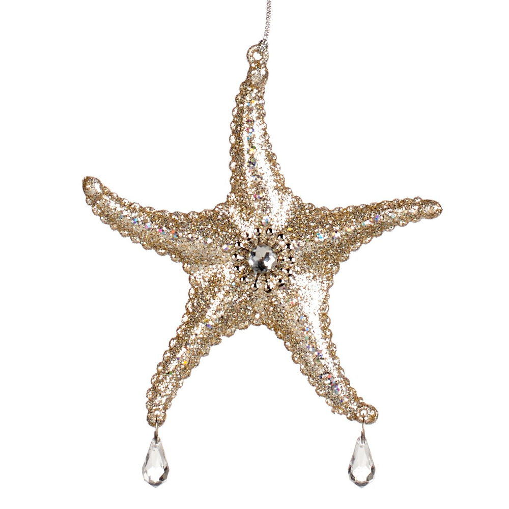 Игрушка морская звезда 2шт 14см Goodwill золотая