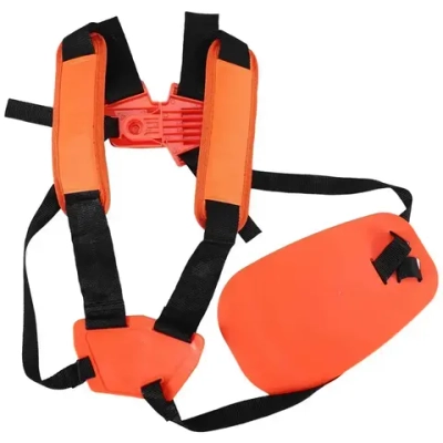 Двойной плечевой ремень для триммера для травы, кустореза, ремень, желтый