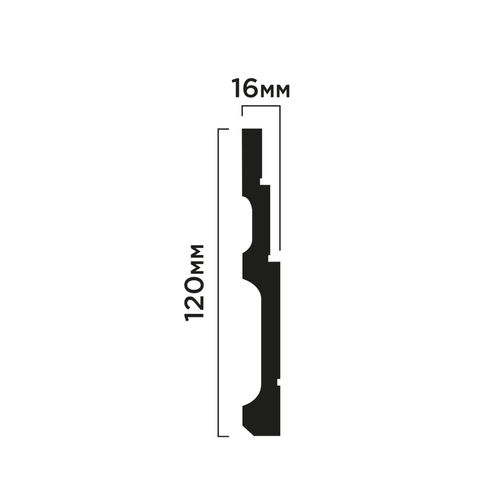 Плинтус B120V1