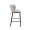 Полубарный стул Ciselia 65 см, белое букле