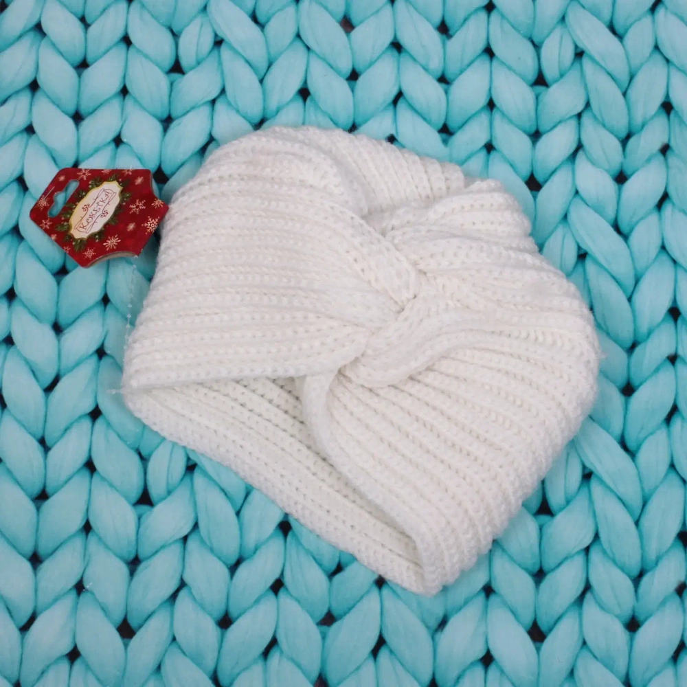 Повязка на голову теплая «Winter Turban», микс 6 цветов, 22*19см (Подвес Кокетка - Зима)