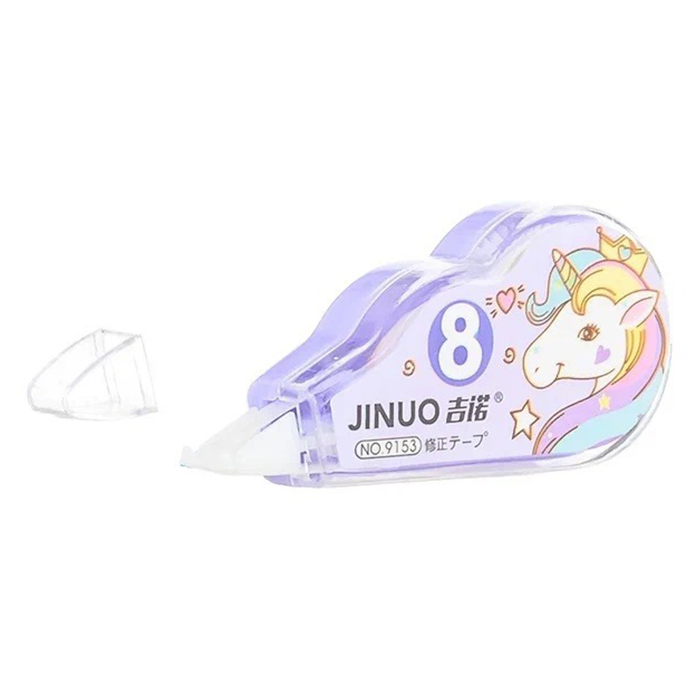 Корректирующая лента Basir, длина 5м, серия "Единорог", 4 шт