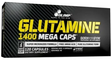 Olimp Glutamine Mega 120 capsules, Глютамин