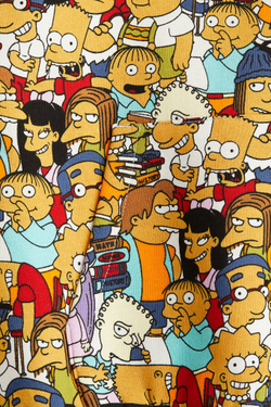 H&M Толстовка с капюшоном и принтом, желтый