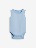 Боди без рукавов для малышей Next 357-780, 7 шт., Белый, Синий