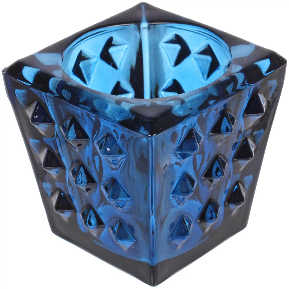 Подсвечник «Нежность» 7,7*7,5 см, Синий