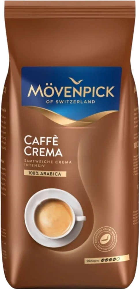 Кофе в зернах Movenpick Caffe Crema 1000 г, 2 шт