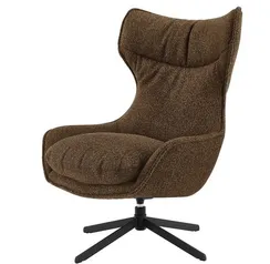 Крутящееся кресло Gamma, коричневое букле