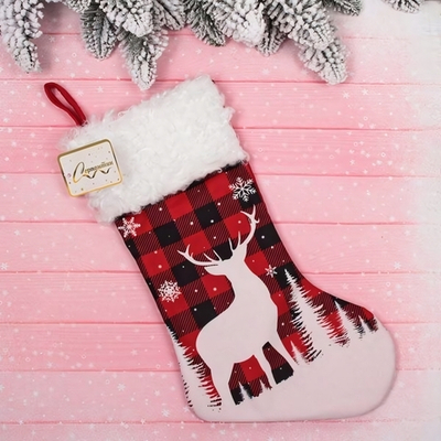 Носок новогодний "Волшебный лес" 19*34 см