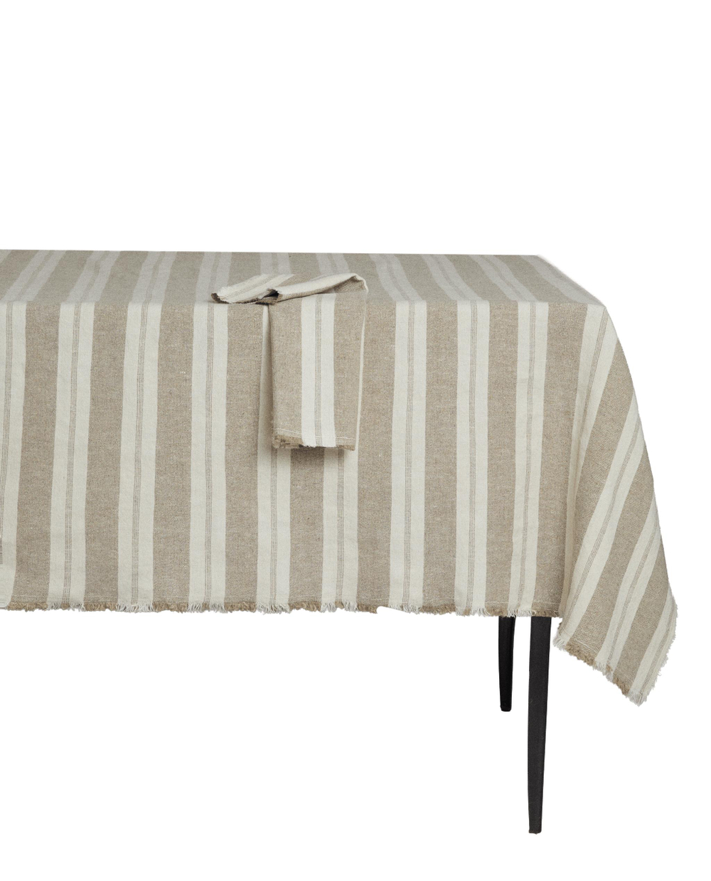 Zara Home скатерть из льна, узор в полоску, 300 200 см