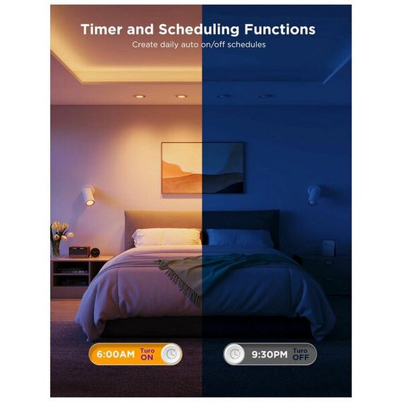 Комплект умных светодиодных ламп Govee GU10 Bulb RGBWW Wifi+Bluetooth 400 Lm (2 шт.) B600D3C1