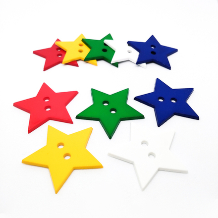 Пуговица №265 "Звезда"  ассорти