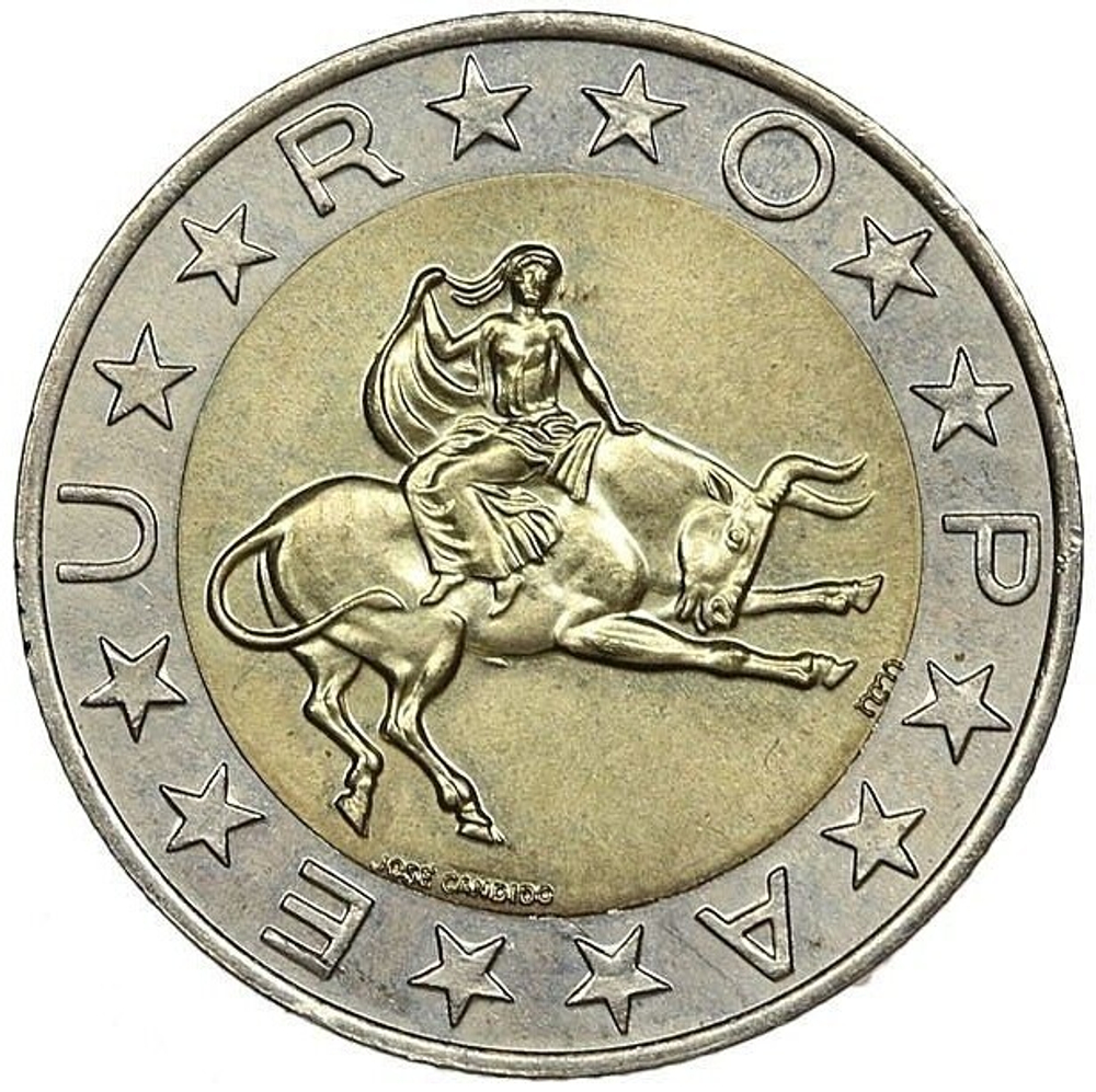 ПОРТУГАЛИЯ, 1989, 100 ESCUDOS [ПРОБНАЯ МОНЕТА (ENSAIO)] [БИМЕТАЛЛ]