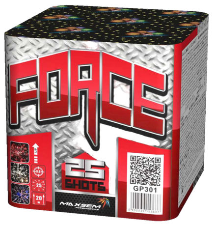 АКЦИЯ Салют FORCE 25 залпов 0.6 калибр GP301 Maxsem