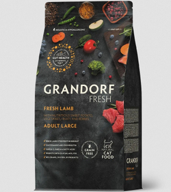 GRANDORF FRESH Ягненок с бататом для крупных кошек
