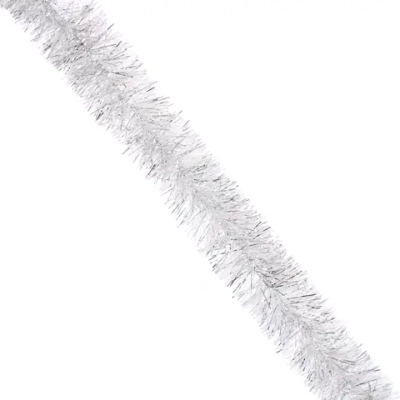 Мишура «Зимняя сказка» 2м, 9 см, Белый/Серебро