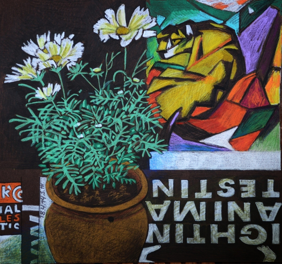 Репродукция на фотобумаге "Тигры"