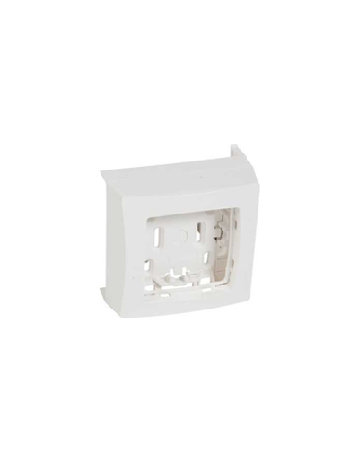 Legrand 031407 Рамка OTEO для накладного монтажа 1-постовая - на мини-плинтус DLPlus глубиной 16 - белая