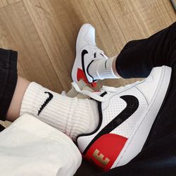 Женские кроссовки Nike Court Borough Low 'Black White Red' DD8495-106