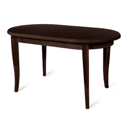 Обеденный стол Кронос (темный дуб) 140(172)x80