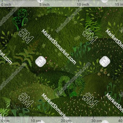 Весенний мох зеленый by Gora-pattern 254 DPI