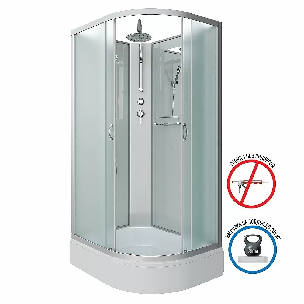 Душевая кабина Niagara Classic NG-33094-14BKT 100х90
