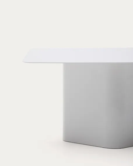 Журнальный столик Arvin 70x52х55 см, серый металл