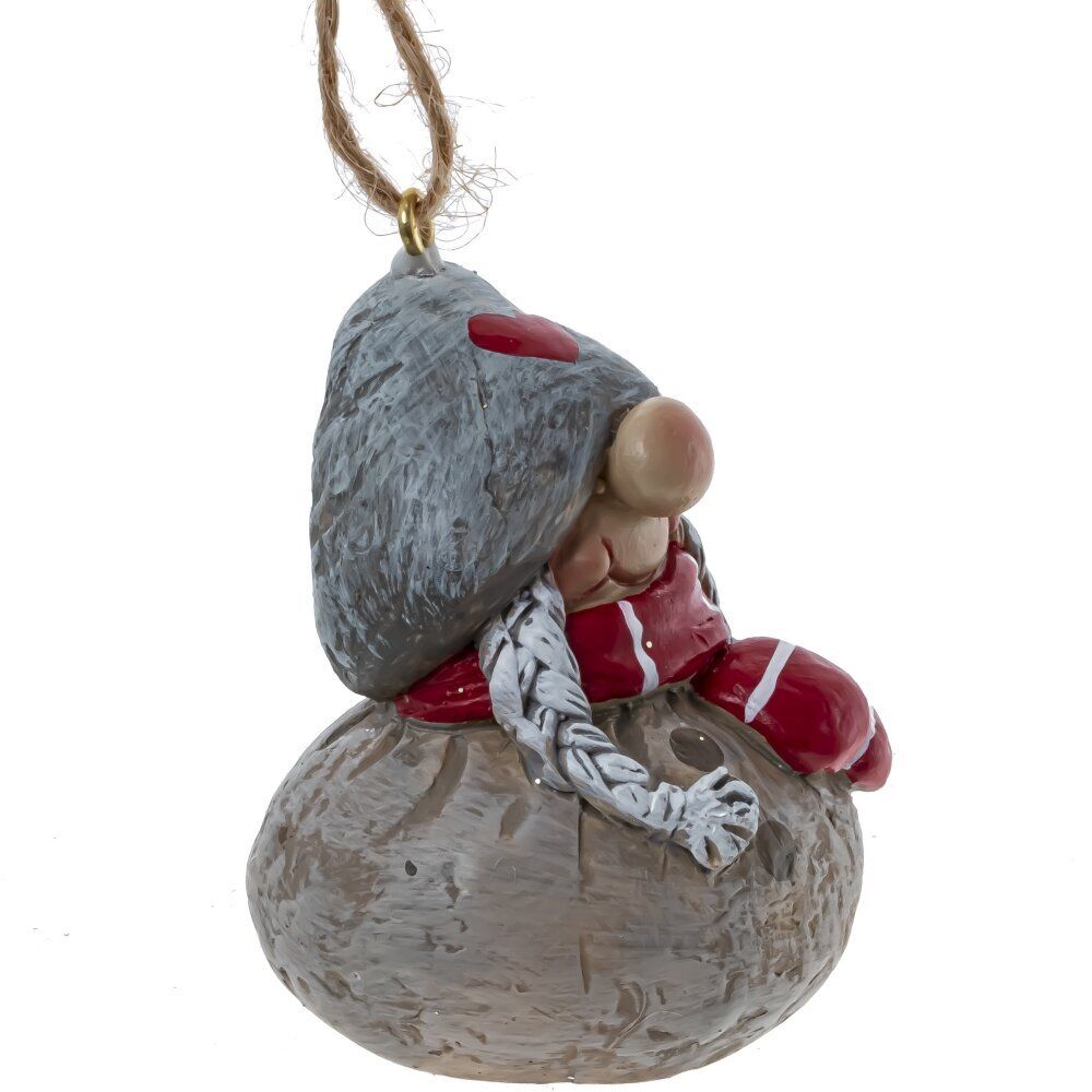 GAEM Фигурка декоративная подвесная "Гном", L5 W5 H6 см, 2в.