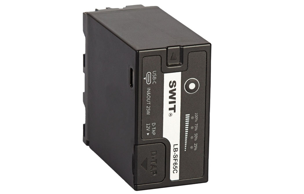 Аккумулятор SWIT LB-SF65C аналог Sony NP-F 65 Втч разъемы D-Tap, USB-C