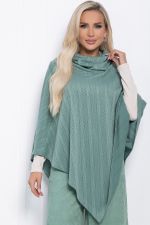 Пончо Арина (фисташковое) Б11007 LT Collection