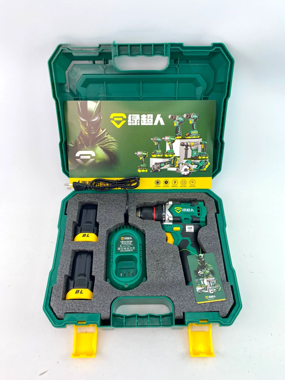 Дрель-шуруповерт, 16 В, 50 Нм, 2 АКБ