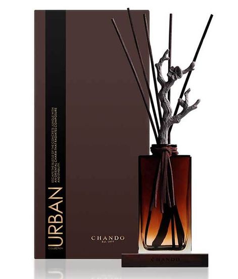 Golden Amber, ароматический диффузор с необычными палочками, Chando