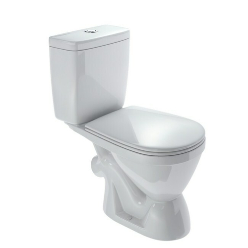 Унитаз к-т "Стандарт" (косой, нижн., сид, арм.) (Rosa)  8164