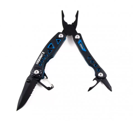 Мультитул (плоскогубцы) "СЛЕДОПЫТ-STALKER", 78х36х20 мм, 7 предметов