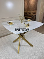 Стол раздвижной "Квадро", белый каспий