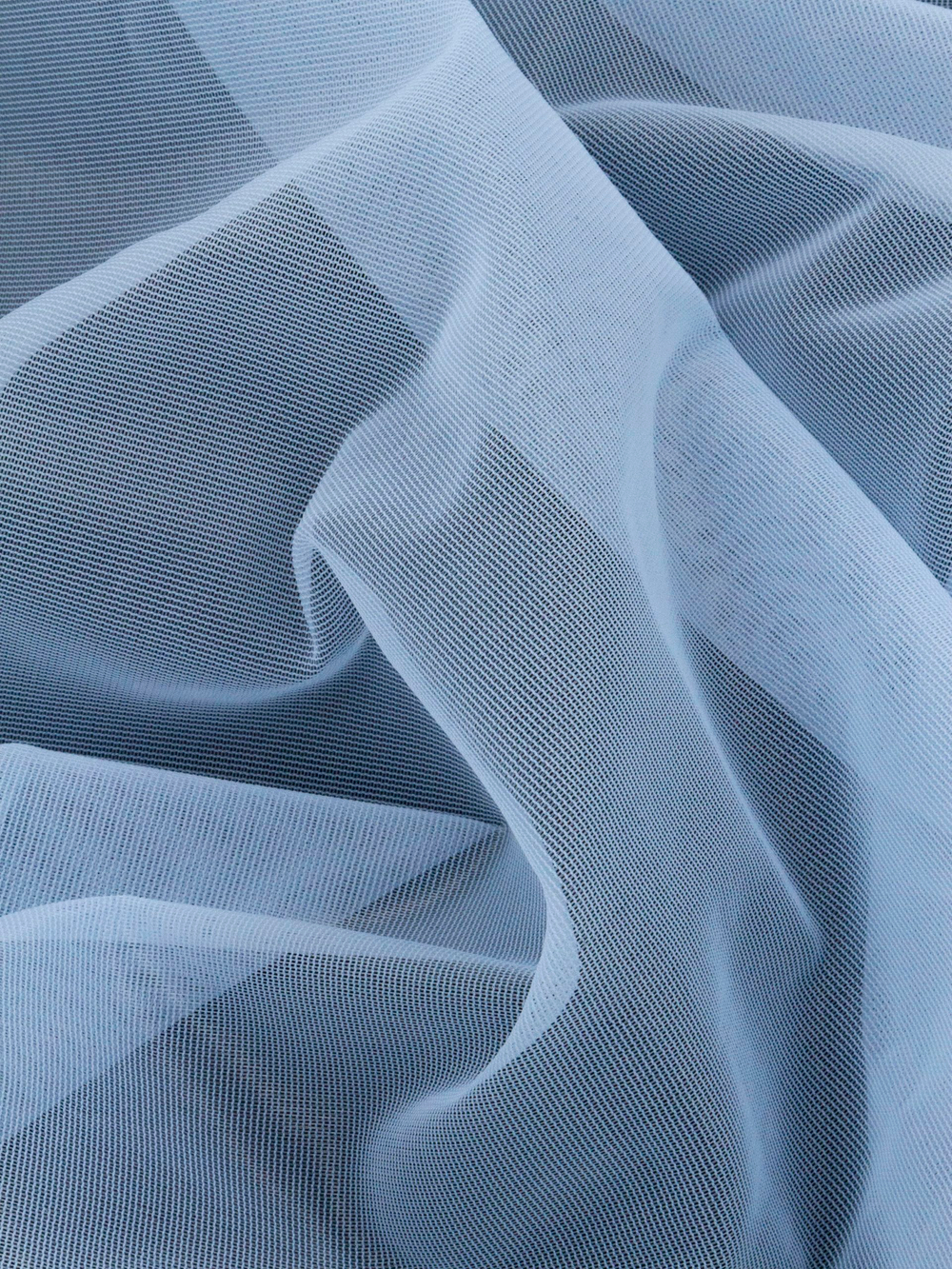 Сетка корсетная голубая метражом (Турция)