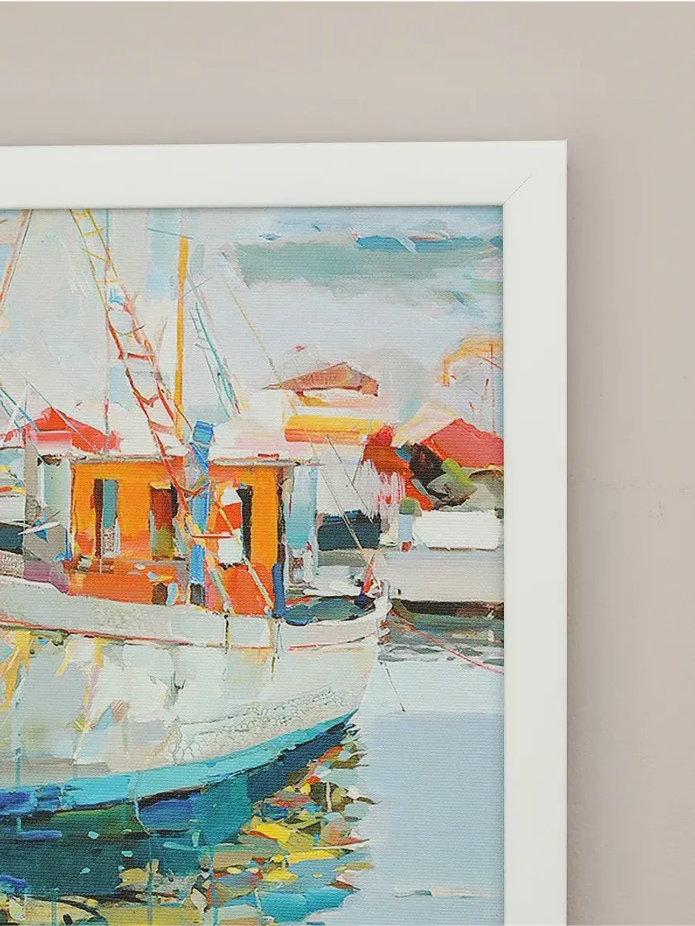 Картина на подрамнике в раме 43*43 см