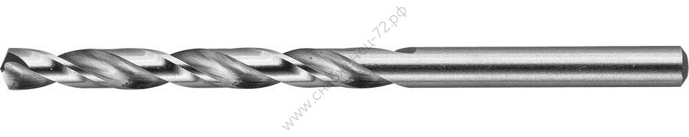ЗУБР 5.4х93мм, Сверло по металлу, сталь Р6М5, класс А