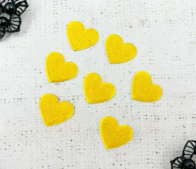 Термоаппликация, р. 2х2,3 см, жёлтый