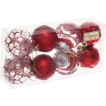 Набор шаров «Восторг» 5 см (в наборе 8 шт), Красный