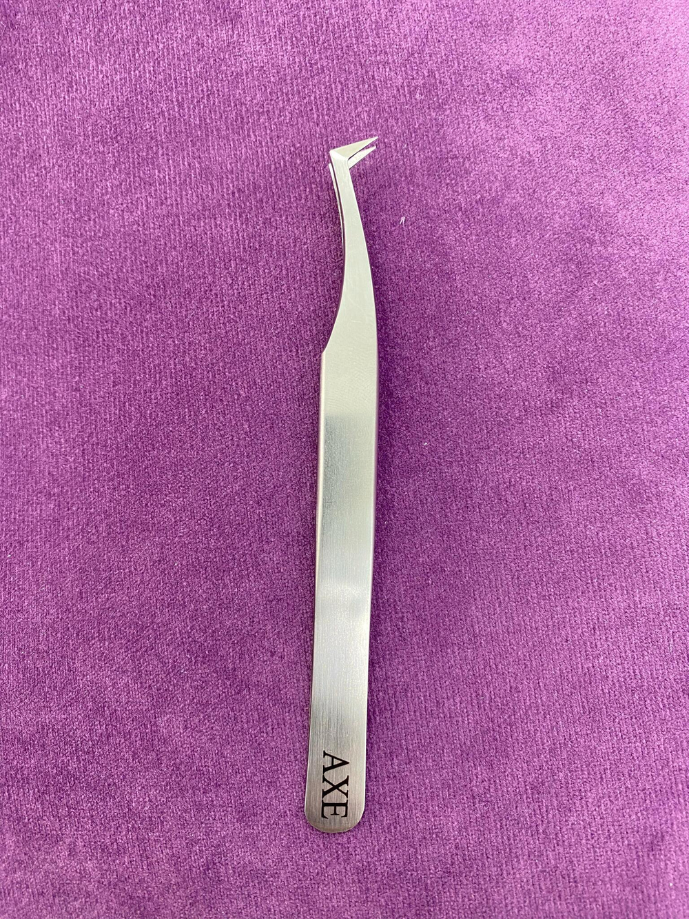 Пинцет Алины Чечель (A.Chechel) Axe с насечкой