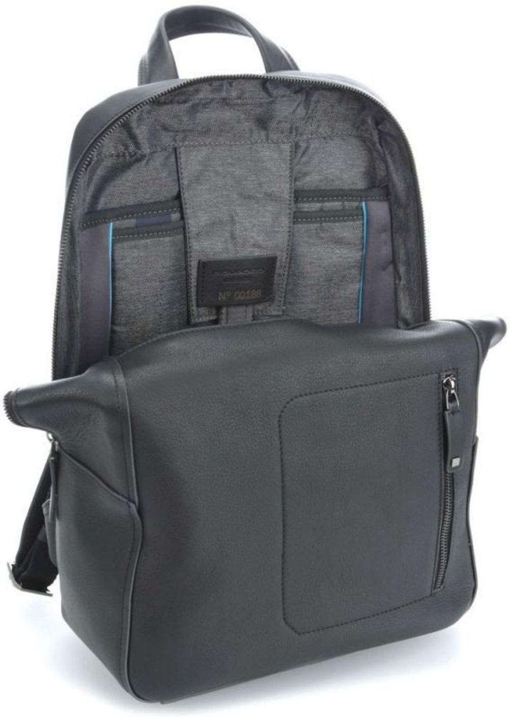 Рюкзак Piquadro черный кожа (CA4092W86/N)