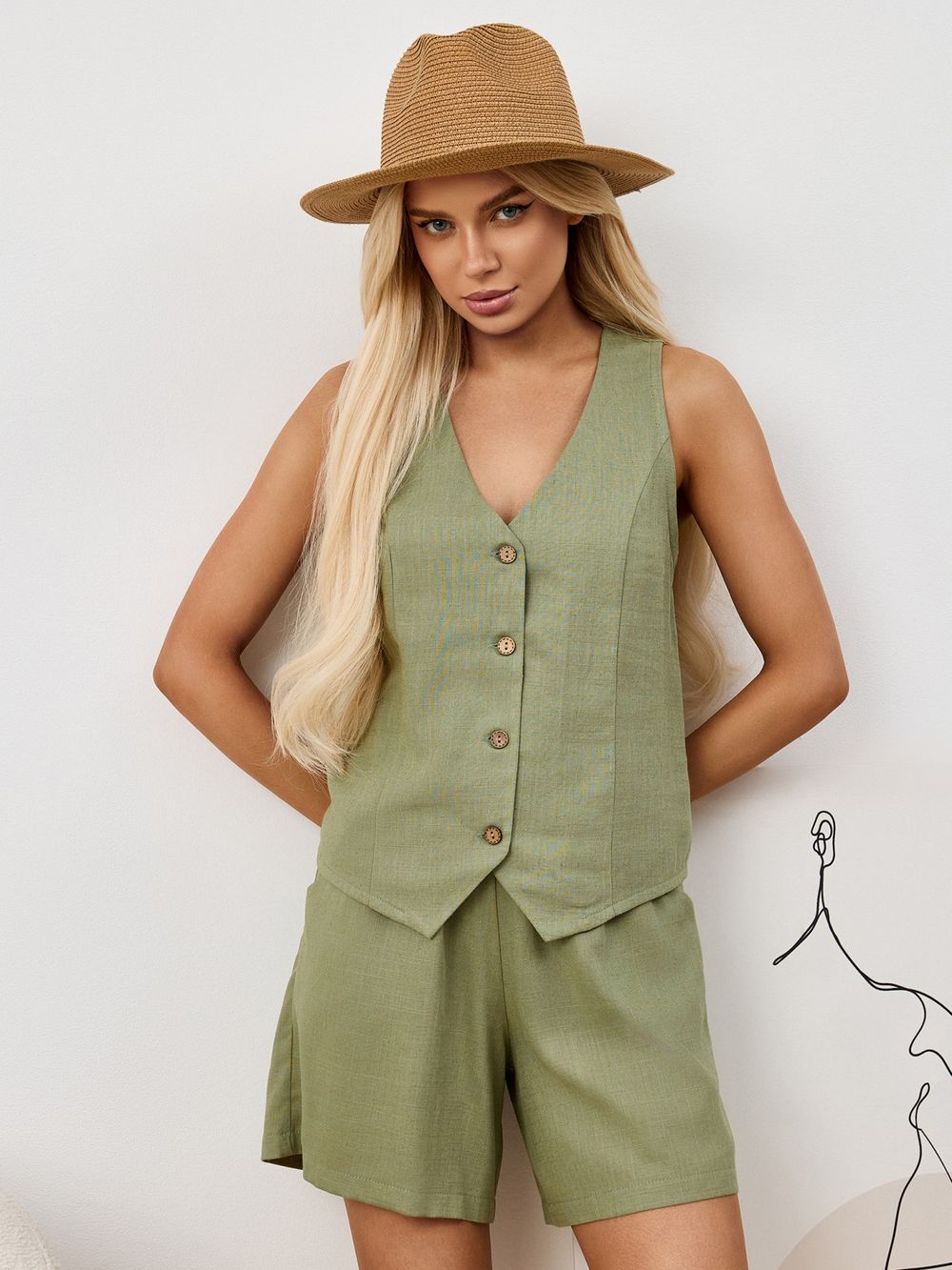 Жилет Аманти-1 Виотекс ЗЕЛЁНЫЙ