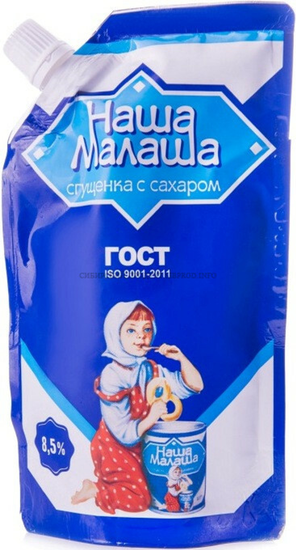 Сгущенка 8,5% "Наша Малаша" 270 гр.