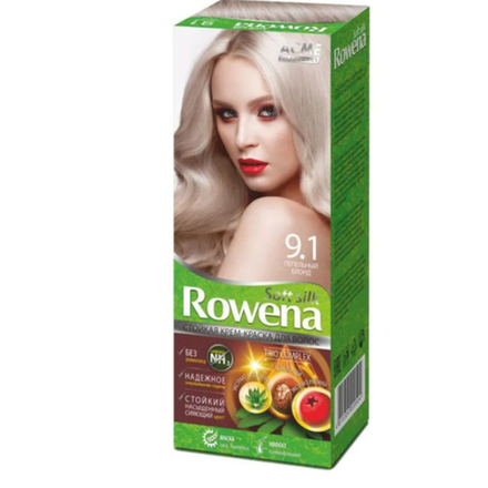 Краска для волос Rowena Пепельный Блонд 9.1